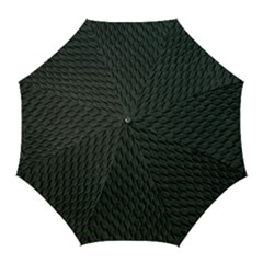 Dark Green Scales Golf Umbrellas by trendistuff