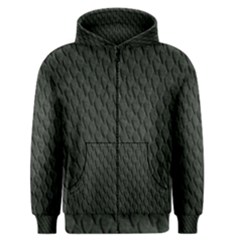 Dark Green Scales Men s Zipper Hoodies by trendistuff