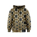 Faux Animal Print Pattern Kids Zipper Hoodies View1