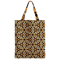 Faux Animal Print Pattern Zipper Classic Tote Bags by GardenOfOphir