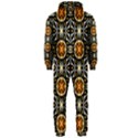 Faux Animal Print Pattern Hooded Jumpsuit (Men)  View1