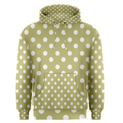 Lime Green Polka Dots Men s Pullover Hoodies by GardenOfOphir