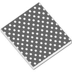 Gray Polka Dots Small Memo Pads