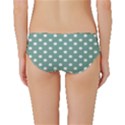 Mint Green Polka Dots Classic Bikini Bottoms View2