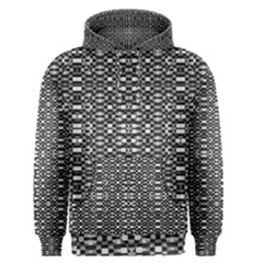 Black And White Geometric Tribal Pattern Men s Pullover Hoodies by dflcprintsclothing