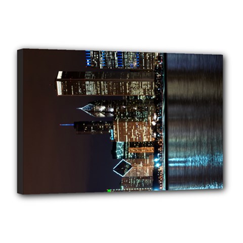 Skyline3 Canvas 18  X 12  (framed)