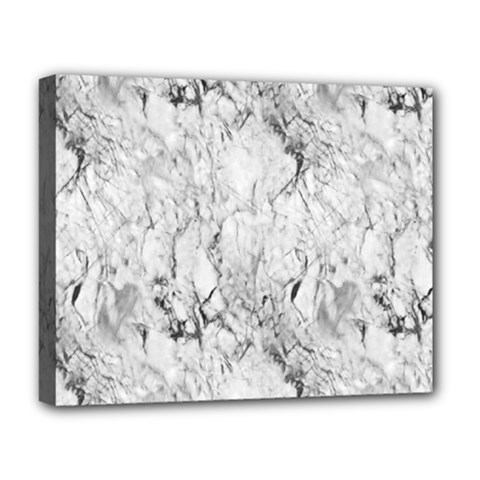 White Marble Deluxe Canvas 20  X 16   by ArgosPhotography