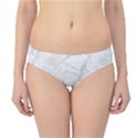 White Marble 2 Hipster Bikini Bottoms View1