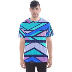 Angles And Stripes Men s Sport Mesh Tee