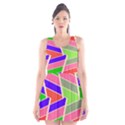 Symmetric distorted rectangles Scoop Neck Skater Dress View1