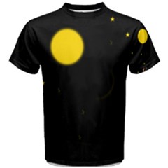Cycle To The Moon Men s Cotton Tees by JDDesigns
