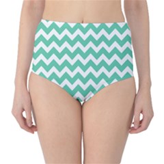 Chevron Pattern Gifts High-waist Bikini Bottoms