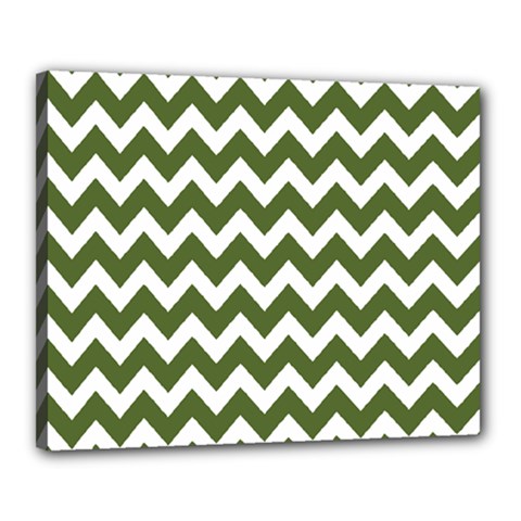 Chevron Pattern Gifts Canvas 20  X 16  by GardenOfOphir