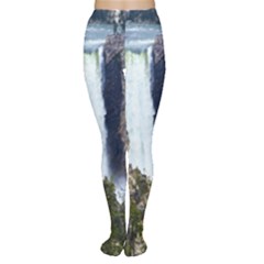 Yellowstone Waterfall Women s Tights by trendistuff