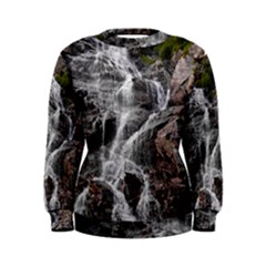 Mountain Waterfall Women s Sweatshirts by trendistuff