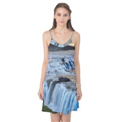 Gullfoss Waterfalls 2 Camis Nightgown by trendistuff