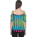 Connected rhombus Women s Cutout Shoulder Tee View2