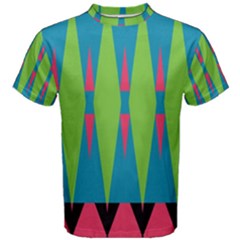 Connected rhombus Men s Cotton Tee