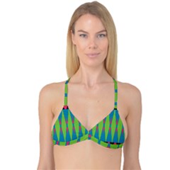 Connected rhombus Reversible Tri Bikini Top