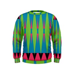 Connected rhombus  Kid s Sweatshirt