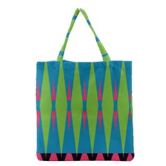 Connected rhombus Grocery Tote Bag