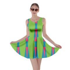 Connected rhombus Skater Dress