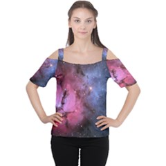 Trifid Nebula Women s Cutout Shoulder Tee