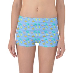 Birds Pattern2 Boyleg Bikini Bottoms