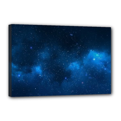 Starry Space Canvas 18  X 12 