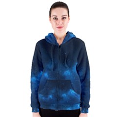 Starry Space Women s Zipper Hoodies by trendistuff