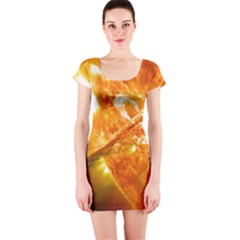 Solar Flare 2 Short Sleeve Bodycon Dresses