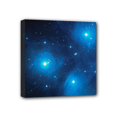 Pleiades Mini Canvas 4  X 4  by trendistuff
