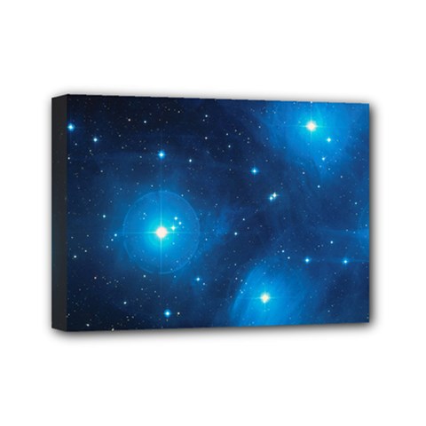 Pleiades Mini Canvas 7  X 5  by trendistuff