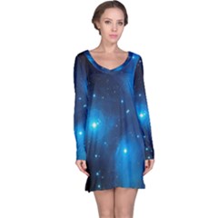 Pleiades Long Sleeve Nightdresses by trendistuff