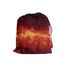 Milky Way Clouds Drawstring Pouches (large)  by trendistuff