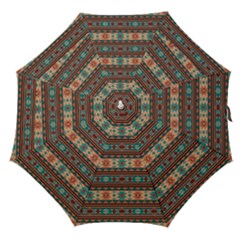 Southwest Design Turquoise And Terracotta Straight Umbrellas