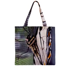 Butterfly 1 Zipper Grocery Tote Bags