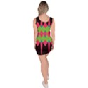 Rhombus and other shapes pattern Bodycon Dress View4