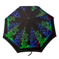 Christmas Lights 1 Folding Umbrellas by trendistuff