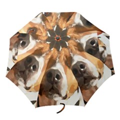 Jack Russell Terrier Folding Umbrellas by Rowdyjrt