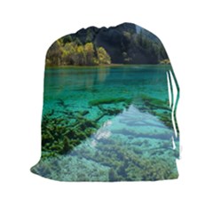 Jiuzhaigou Valley 2 Drawstring Pouches (xxl) by trendistuff