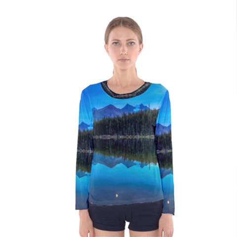 Herbert Lake Women s Long Sleeve T-shirts by trendistuff