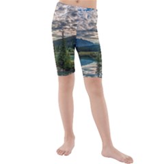 Banff National Park 2 Kid s Mid Length Swim Shorts by trendistuff