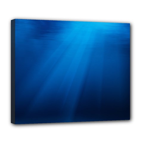 Underwater Sunlight Deluxe Canvas 24  X 20   by trendistuff