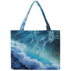 Storm Waves Tiny Tote Bags