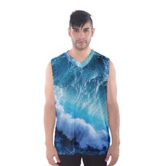 Storm Waves Men s Basketball Tank Top by trendistuff