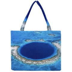 Great Blue Hole 2 Tiny Tote Bags by trendistuff