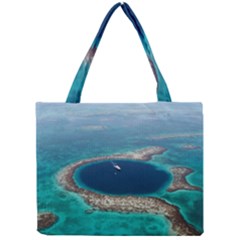 Great Blue Hole 1 Tiny Tote Bags