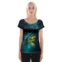 Waitomo Glowworm Women s Cap Sleeve Top by trendistuff