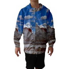 Petrified Forrest Tepees Hooded Wind Breaker (kids) by trendistuff